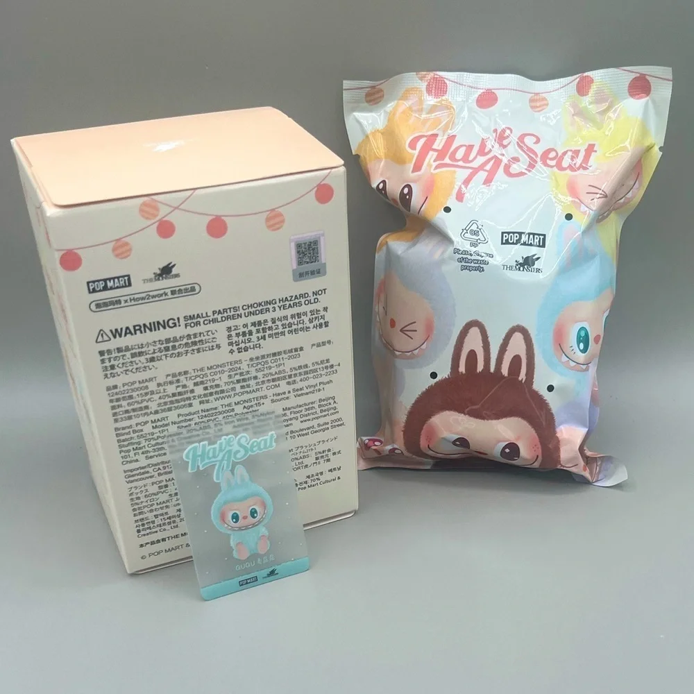 Pop Mart QUQU The Monsters LABUBU Have A Seat Series Sealed Authentic NEW